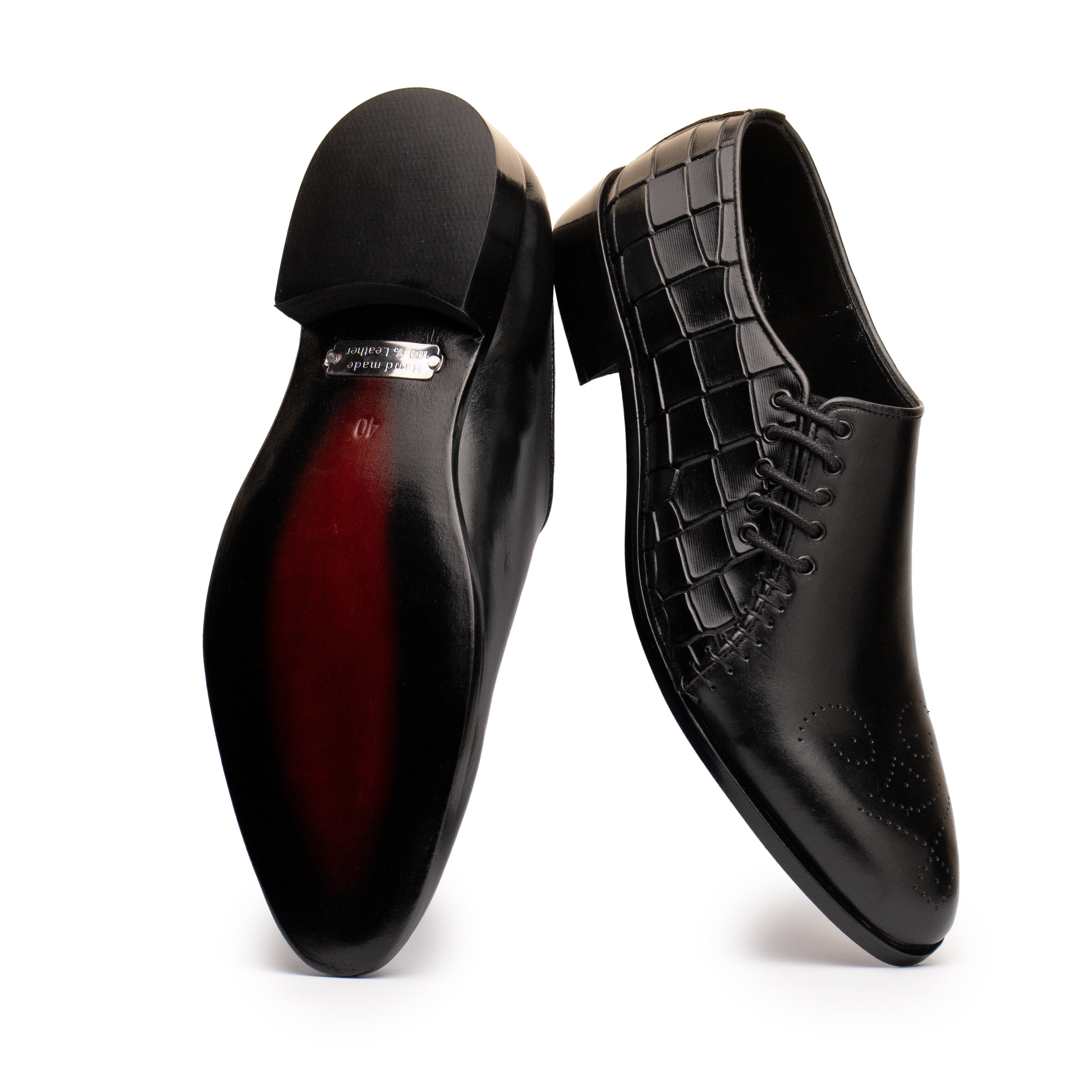 Side Lace up Black