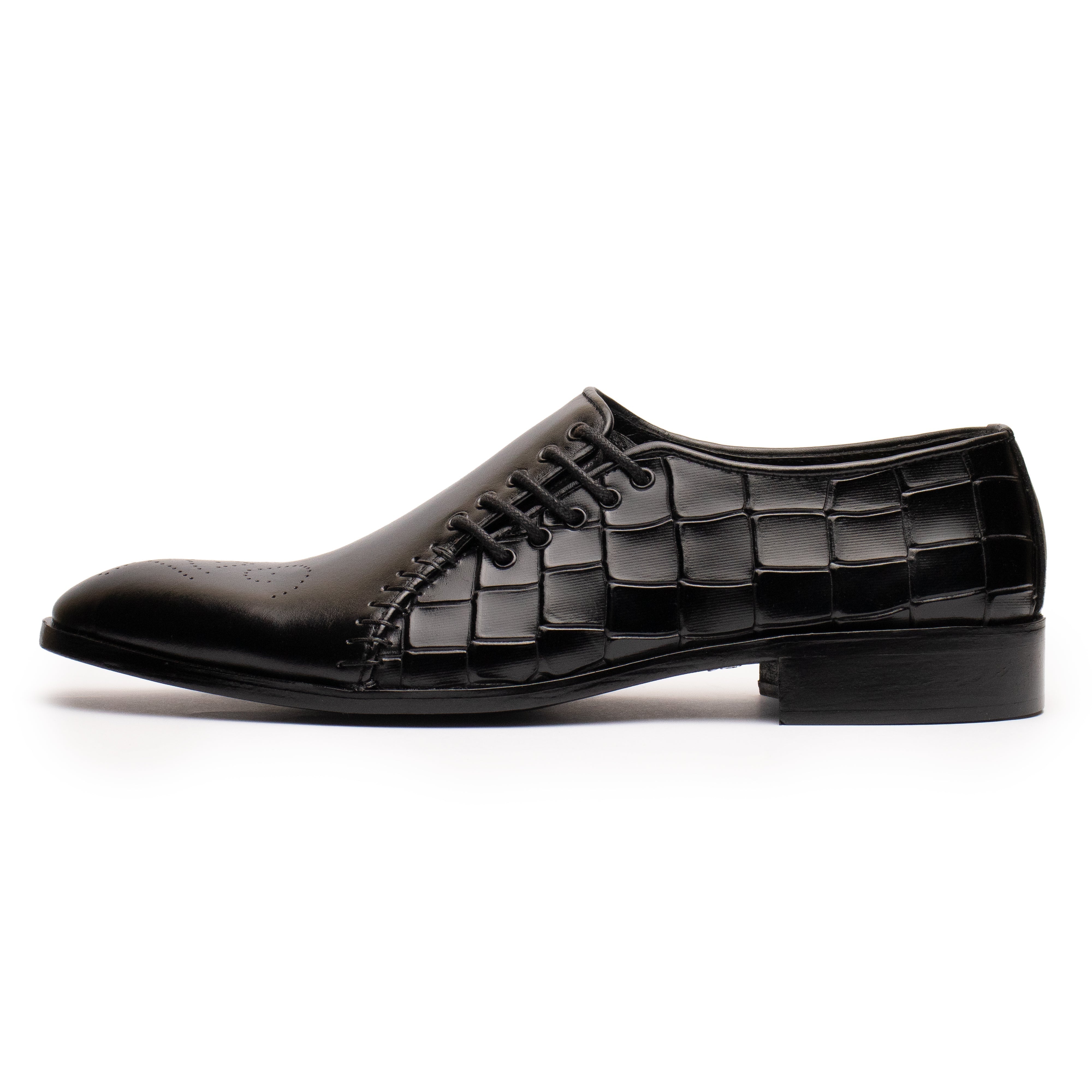 Side Lace up Black