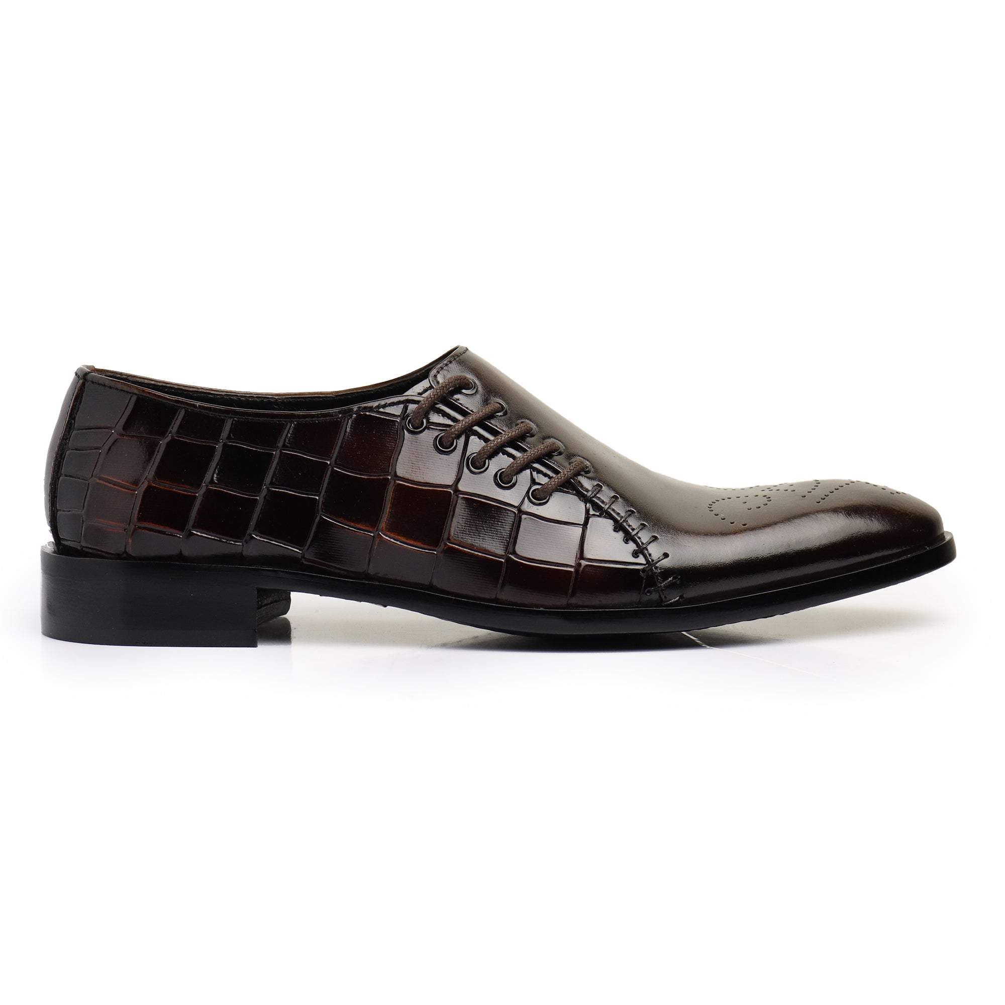 Side Lace up Brown