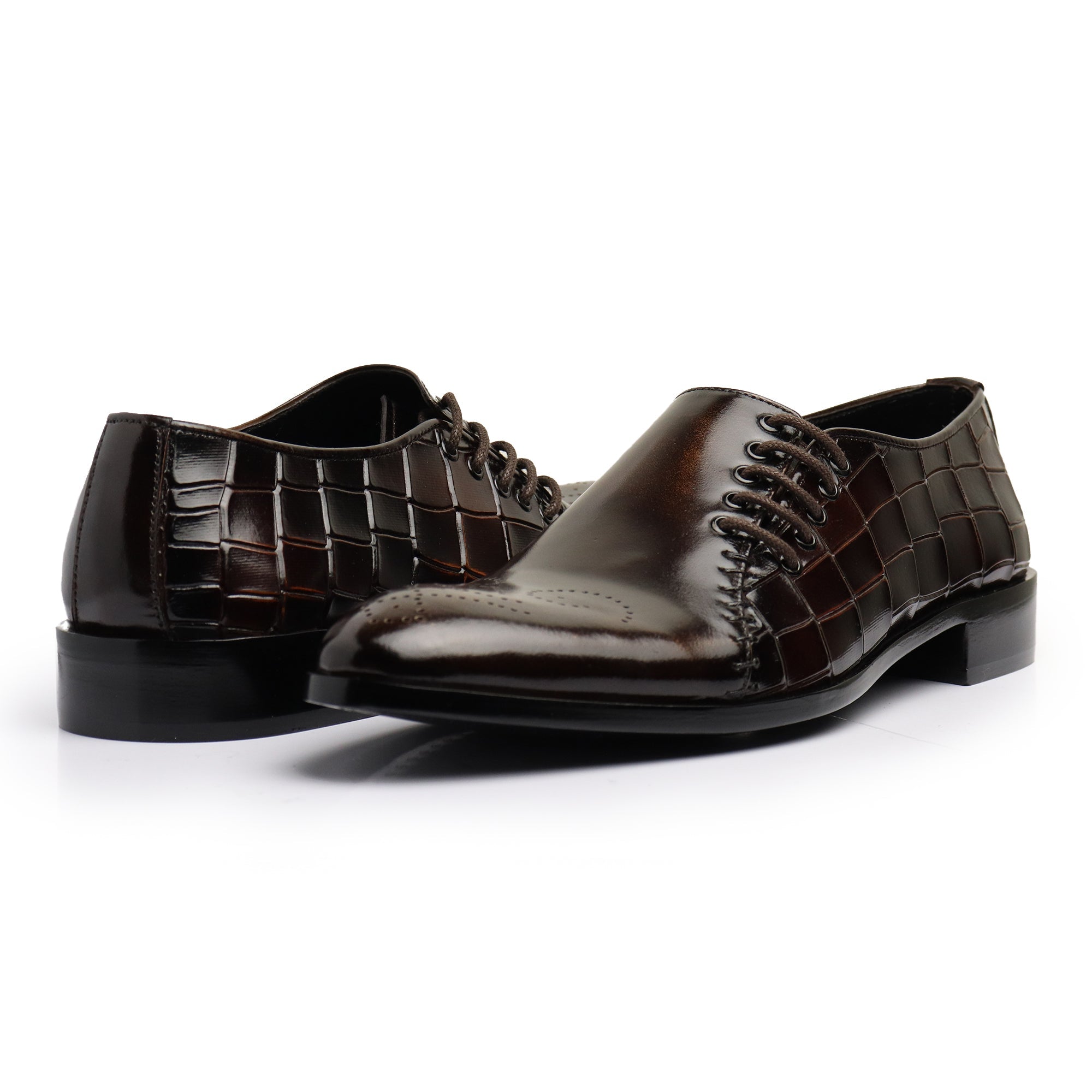 Side Lace up Brown