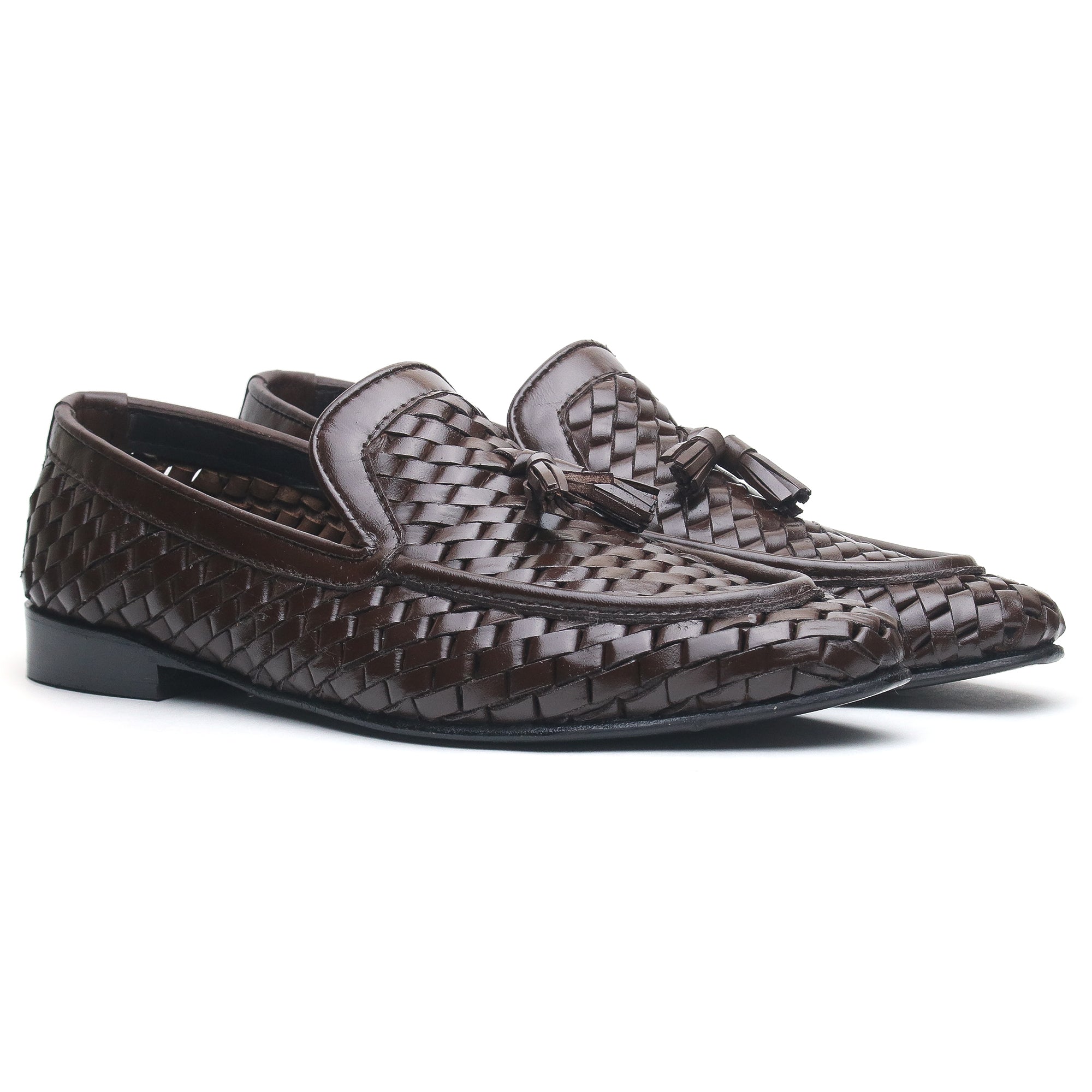 Log Weaved Tussle Brown